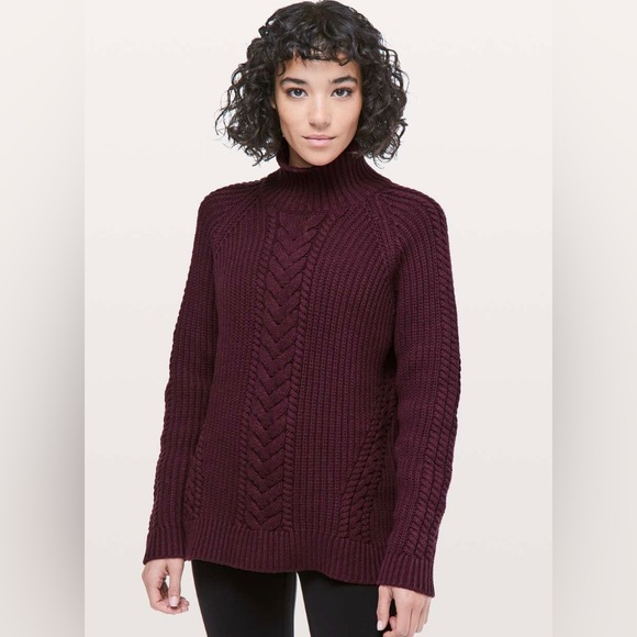 Lululemon Bring The Cozy Turtleneck Size 6 - Picture 7 of 10